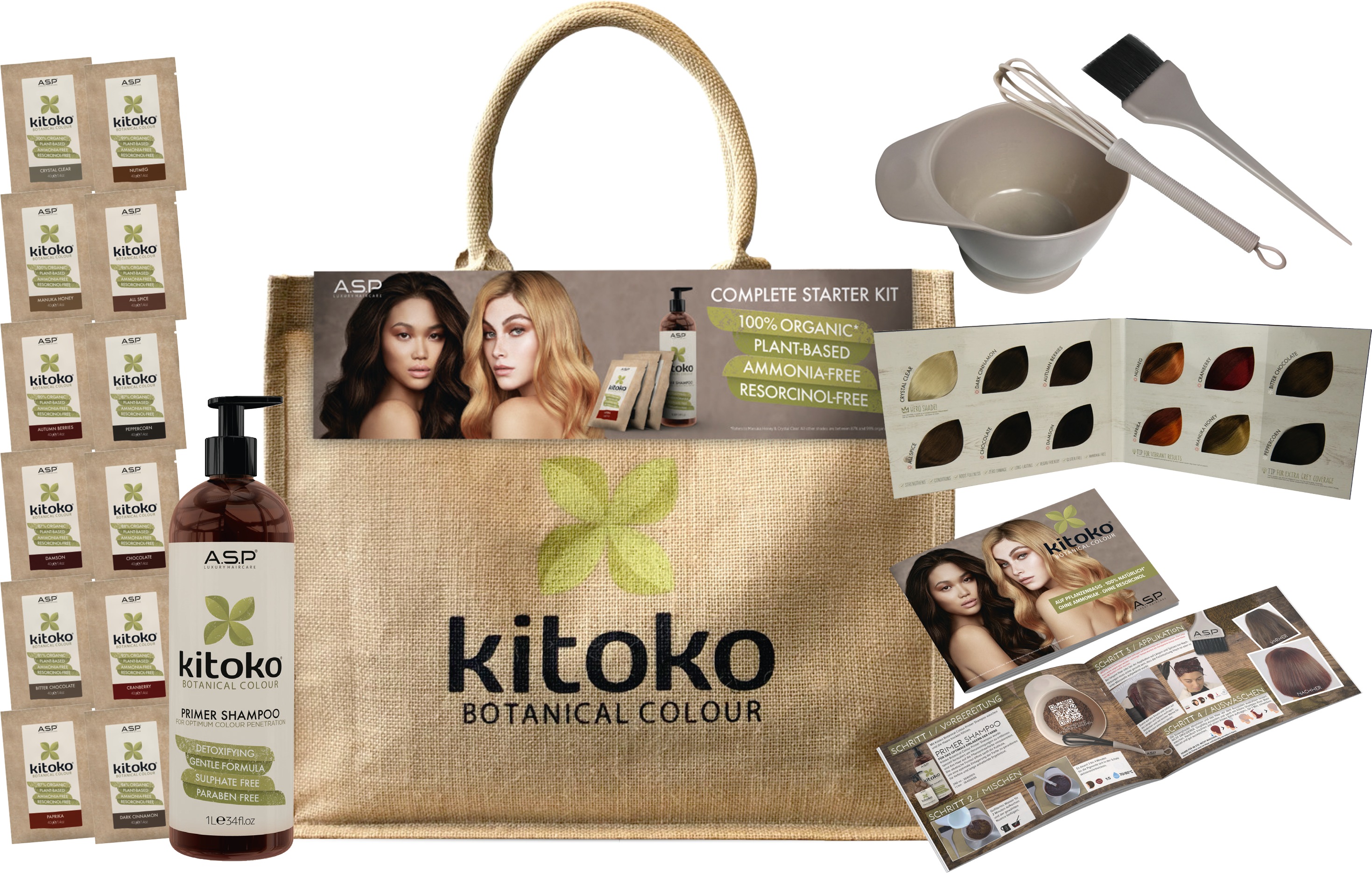 Kitoko Botanical Color Intro Kit