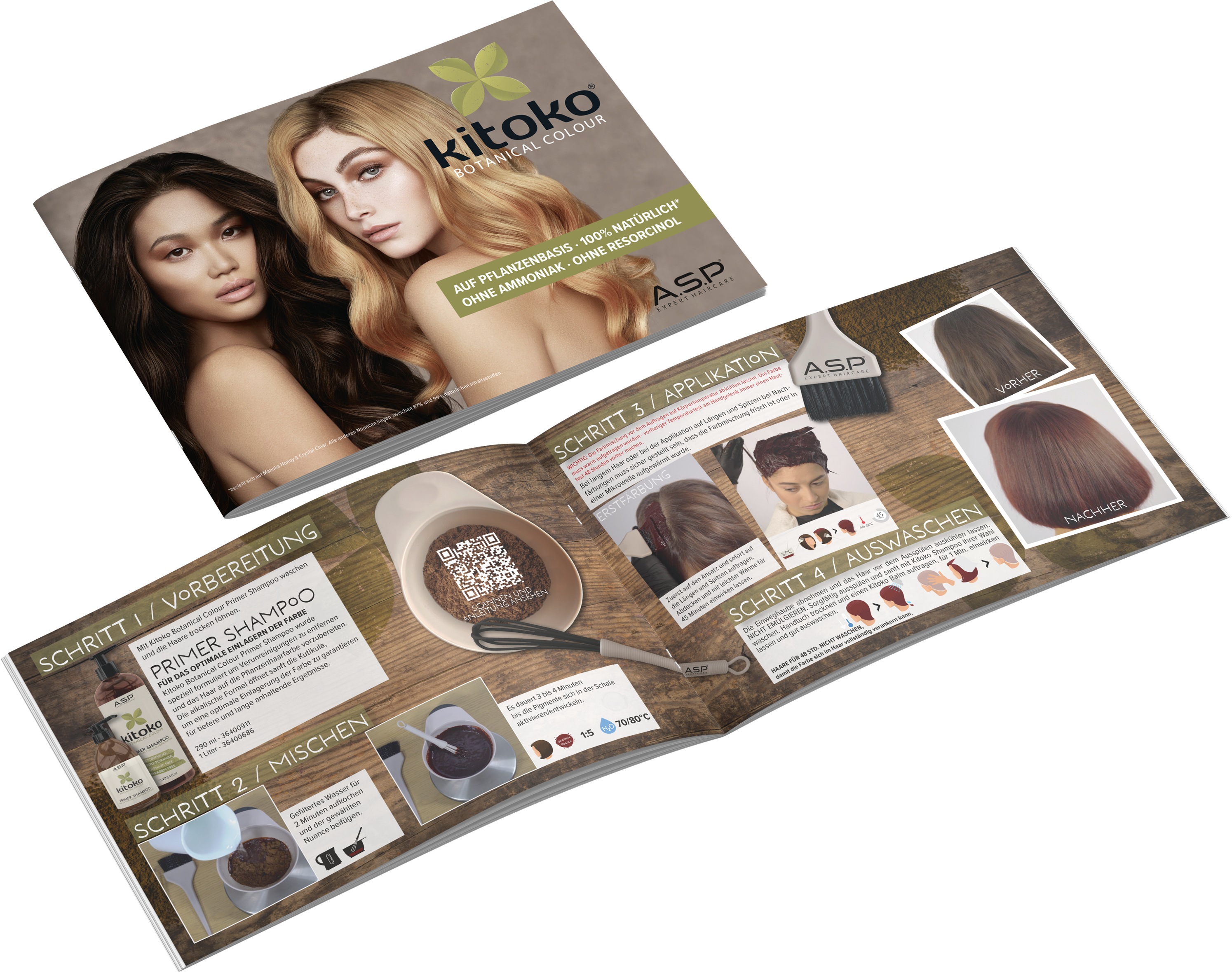 Kitoko Botanical Colour techn. Broschüre