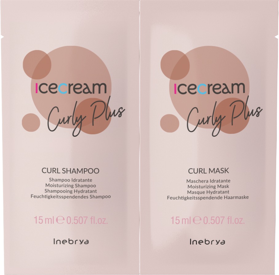 Ice Cream Curl Shampoo+Mask 2x15ml