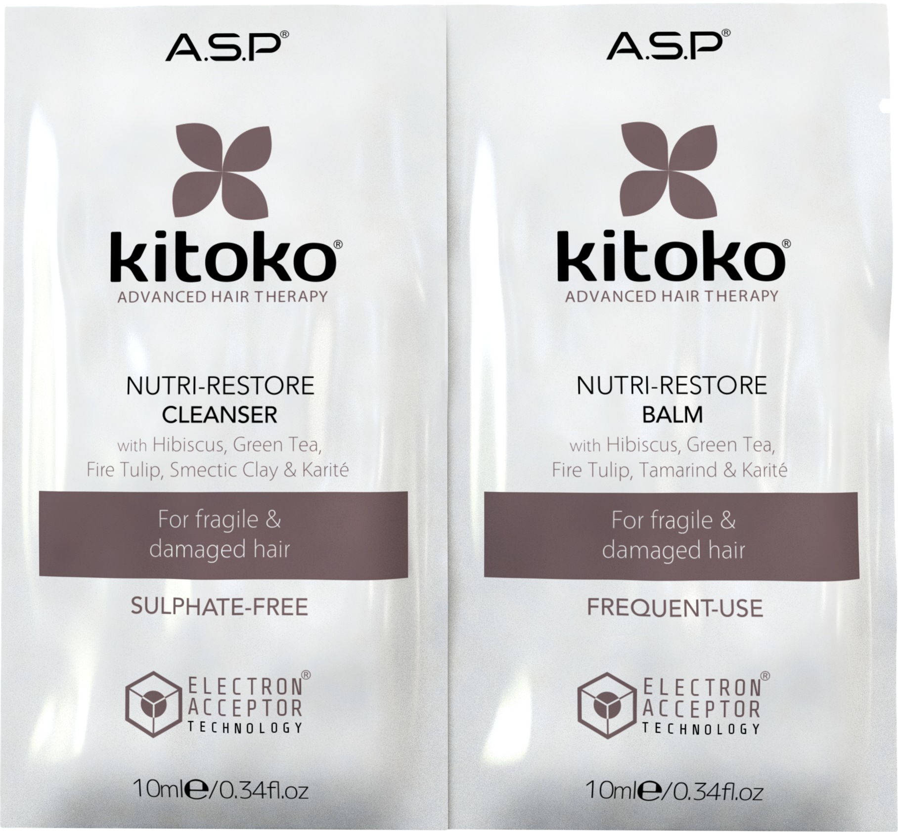 Kitoko Nutri-Restore Cleans+Balm 10ml Du Kitoko Nutri-Restore Cleans+Balm 10ml Du