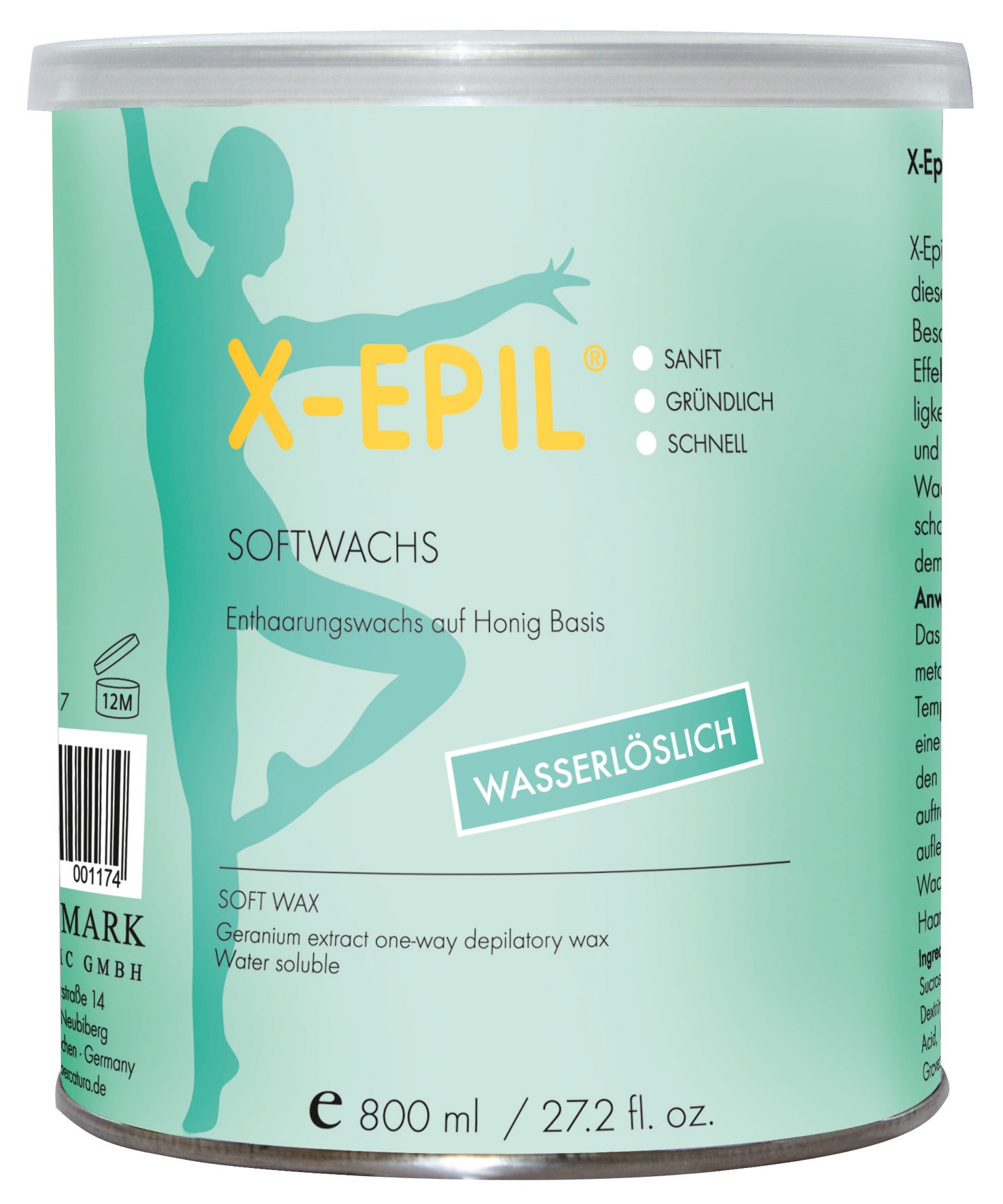 X-Epil Softwachs Wasserlöslich 800ml