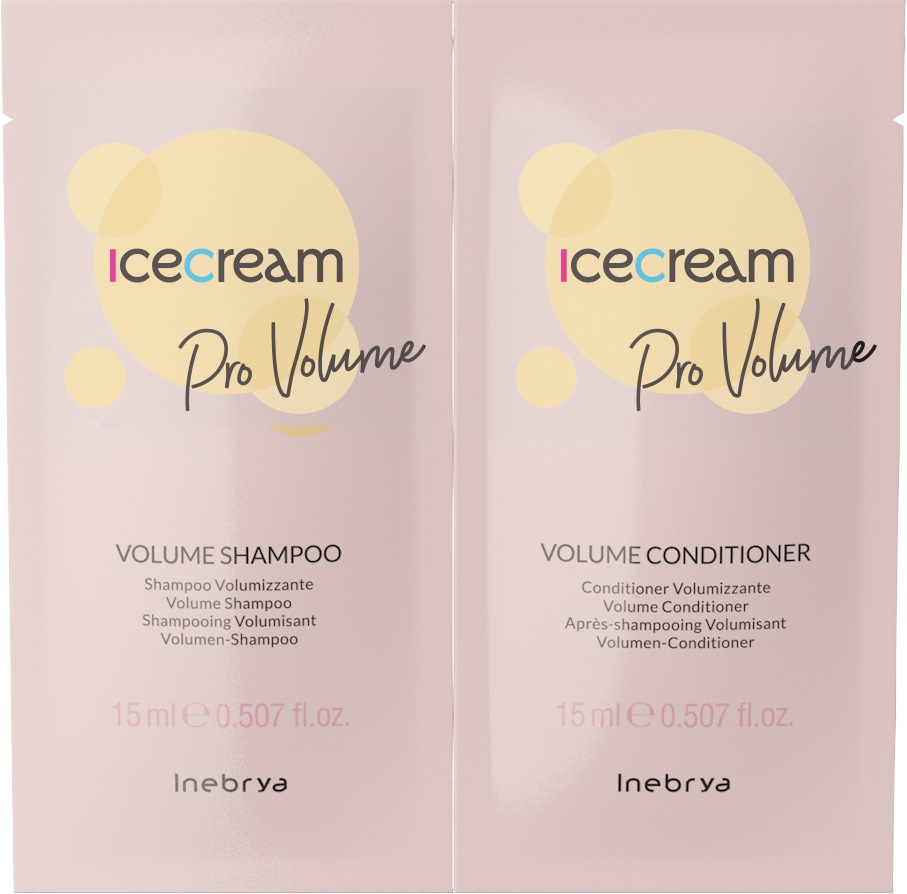 Ice Cream Volume Shampoo+Mask 2x15ml